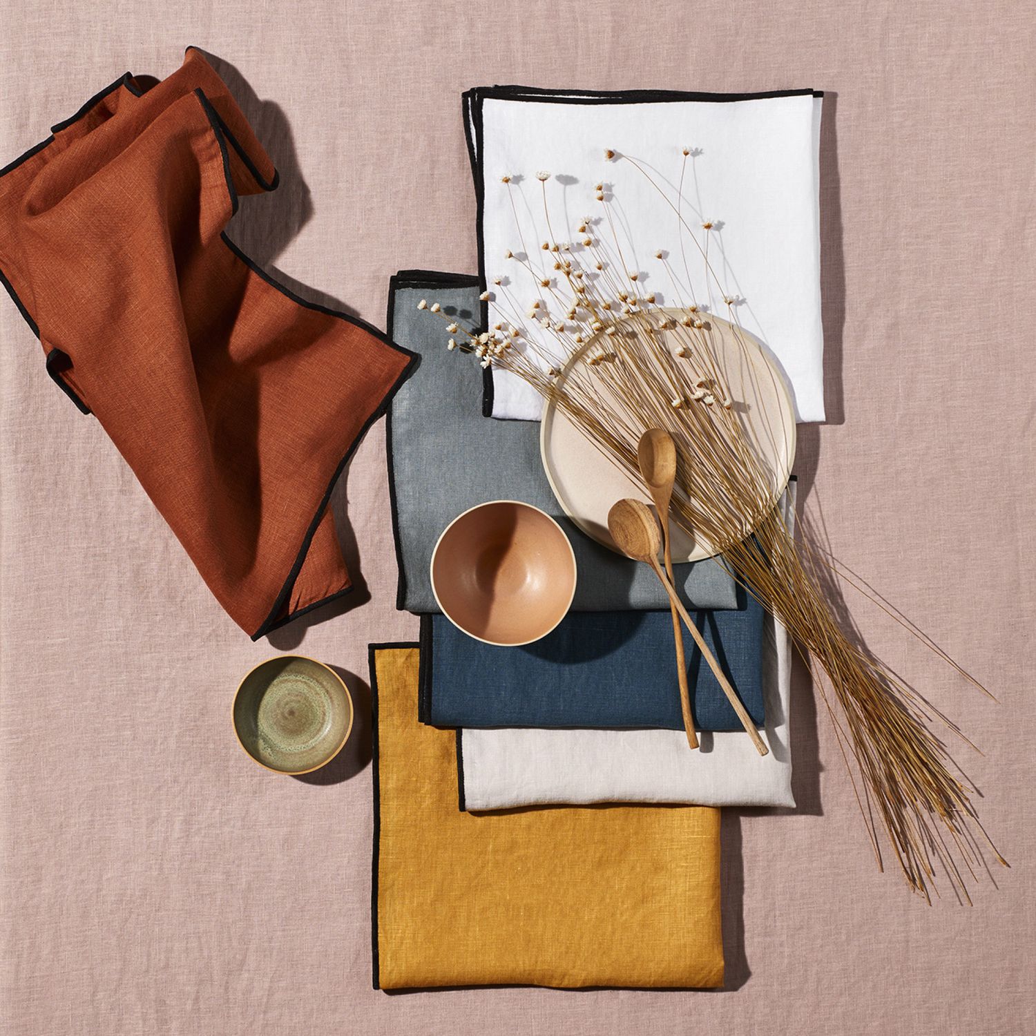 Linen napkin holder CARLINA MADURA polyester / commercial