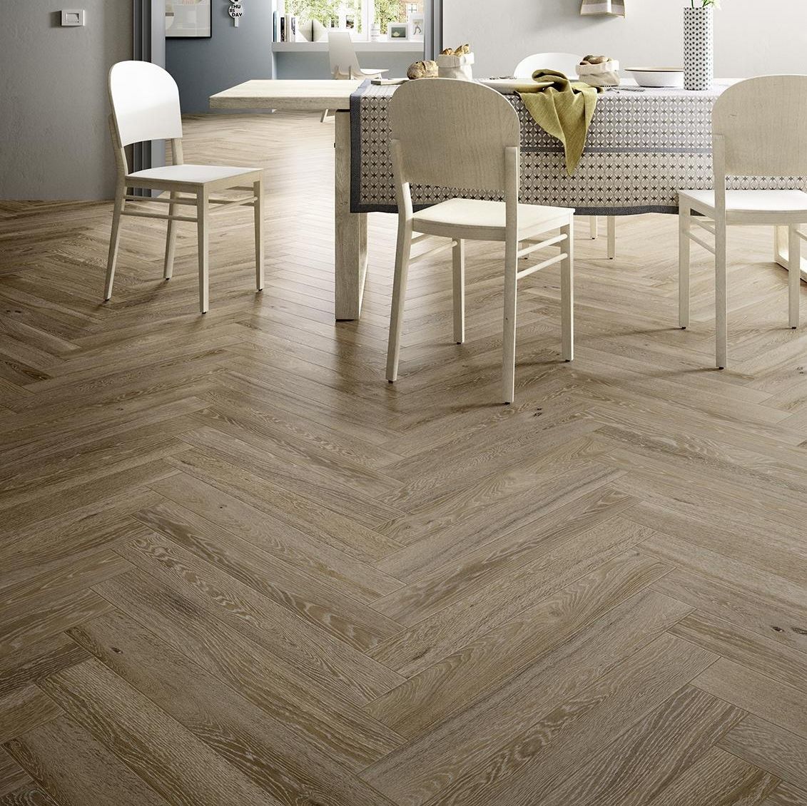 Indoor tile - TREVERKCHARME - MARAZZI - living room / wall / floor