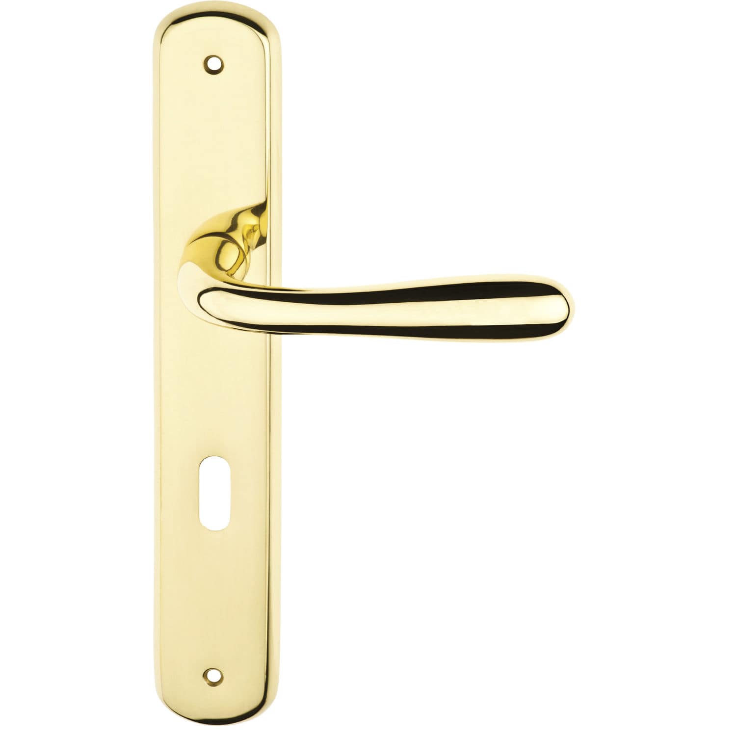 Door handle - GOCCIA - FROSIO BORTOLO SRL - brass / zamak / contemporary