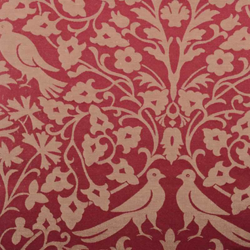 Upholstery Fabric Floral Pattern Linen Silk Silk