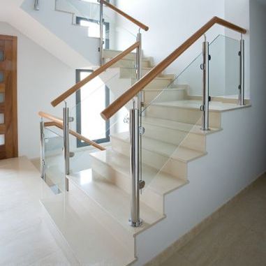 Stainless Steel Railing Md Pin 3 Pirba Glass Panel Indoor For Stairs