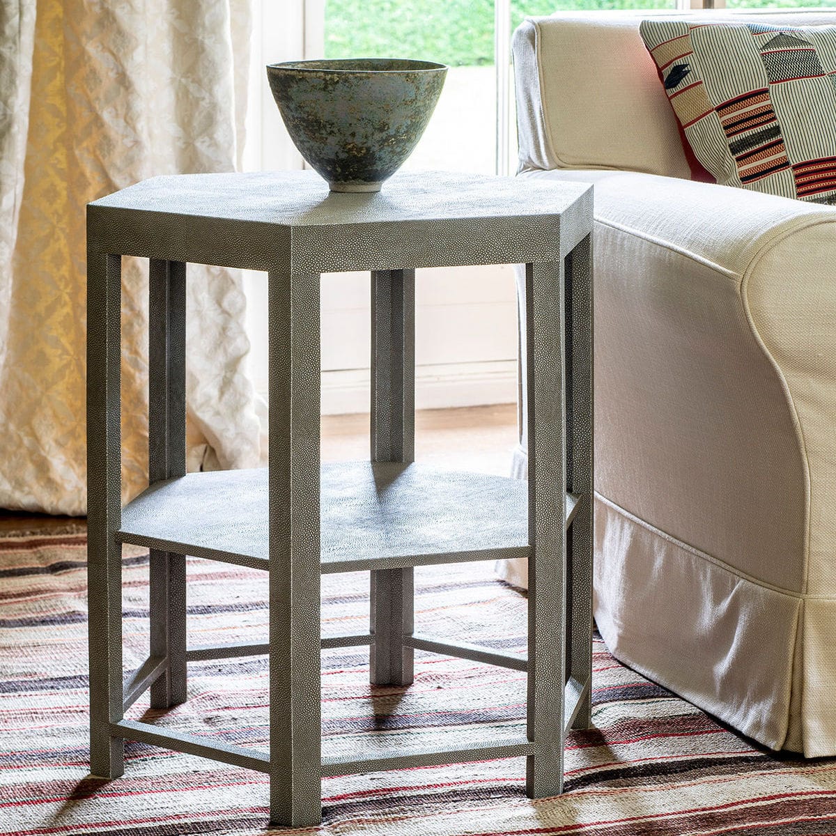 Traditional side table FAIRMONT VAUGHAN wooden / wooden base