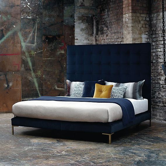 Double bed WINSTON 03 Savoir Beds contemporary / upholstered / cotton