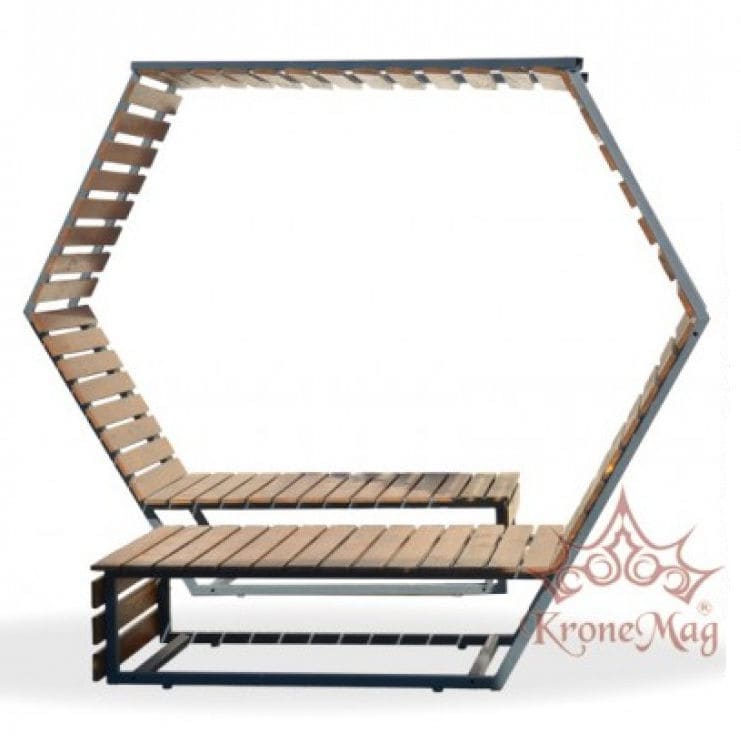 Metal deck chair DSAL1 KRONEMAG MILLENIUM srl steel