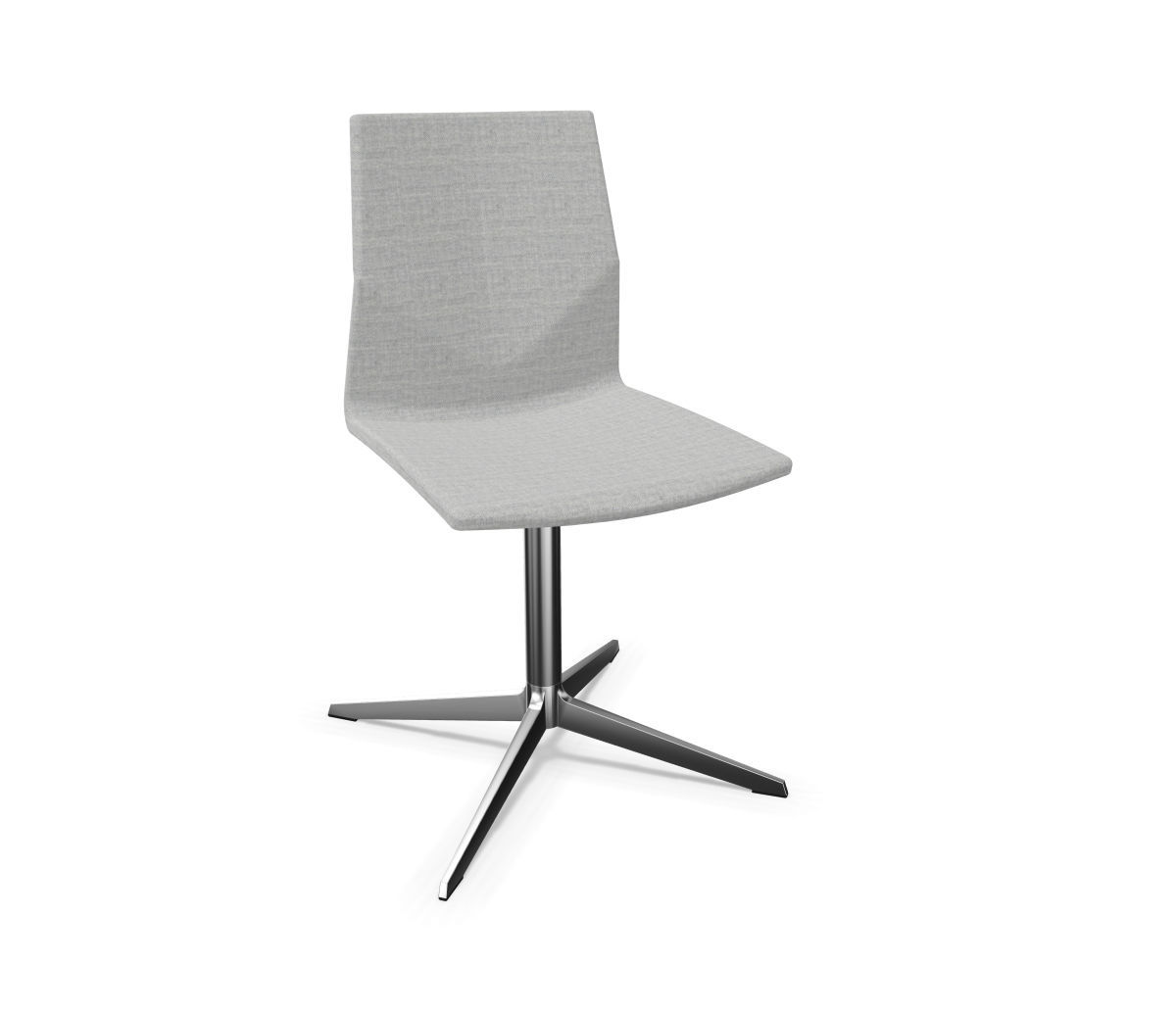 Contemporary visitor chair FOURCAST®2 EVO Four Design fabric