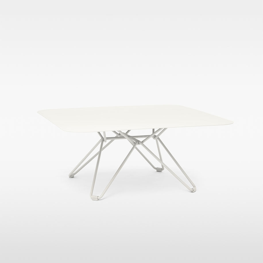 Contemporary Coffee Table Galvanized Steel Laminate Round Contemporary Coffee Table Galvanized Steel Laminate Round
