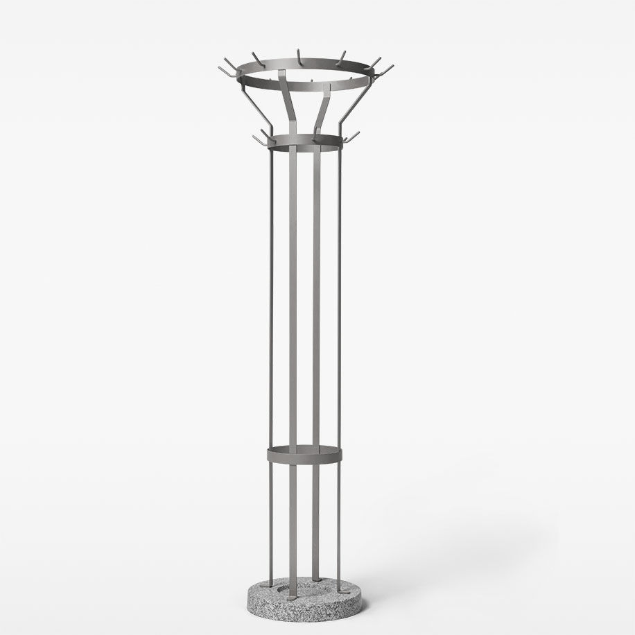 Floor coat rack MARCEL Massproductions contemporary / metal / stone