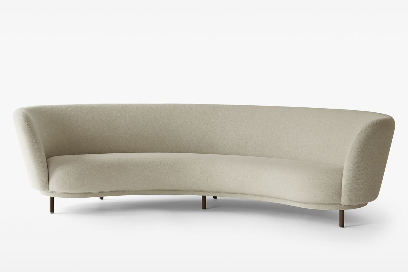 Semicircular Sofa Contemporary Fabric 4 Seater Dandy