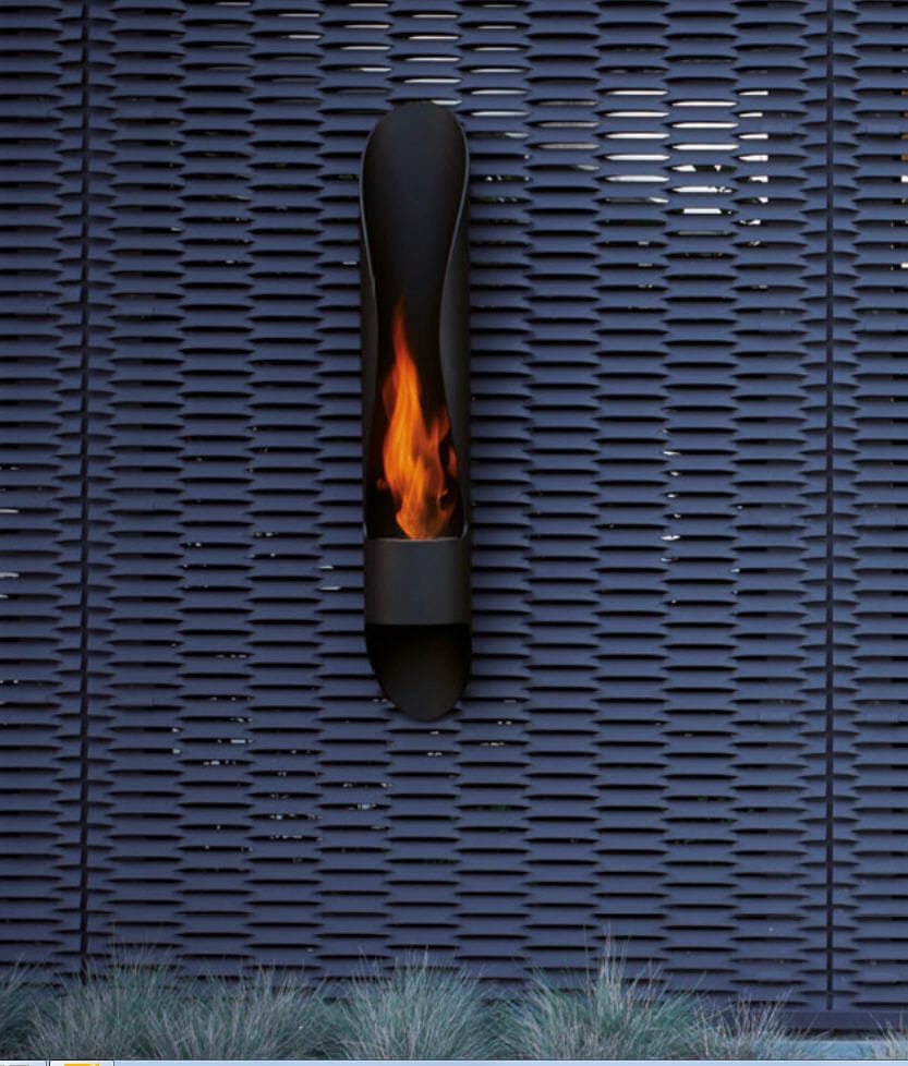 Bioethanol Fireplace Original Design Open Hearth Wall
