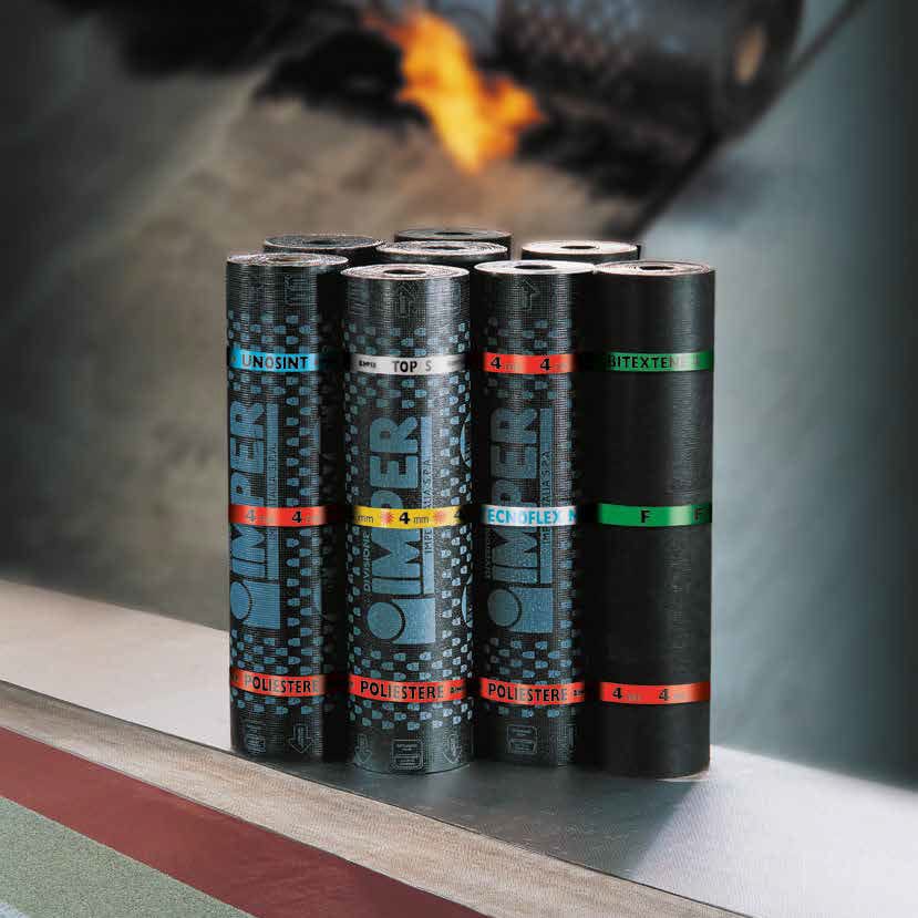 Protection waterproofing membrane PARAFLEX Imper Italia flat roof