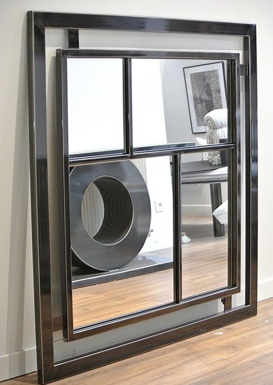 Table mirror BALKANS TERRE ET METAL contemporary / square / steel