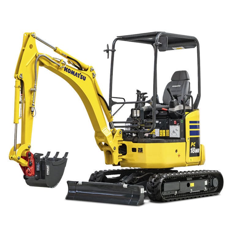 Mini Excavator - Pc18mr-5 - Komatsu Hanomag Gmbh - Crawler   Compact 