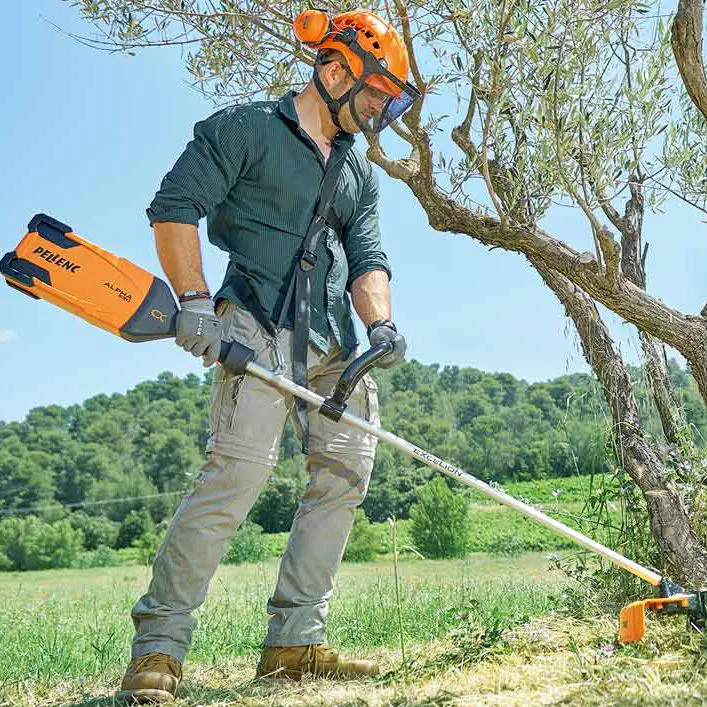 battery powered brush trimmer