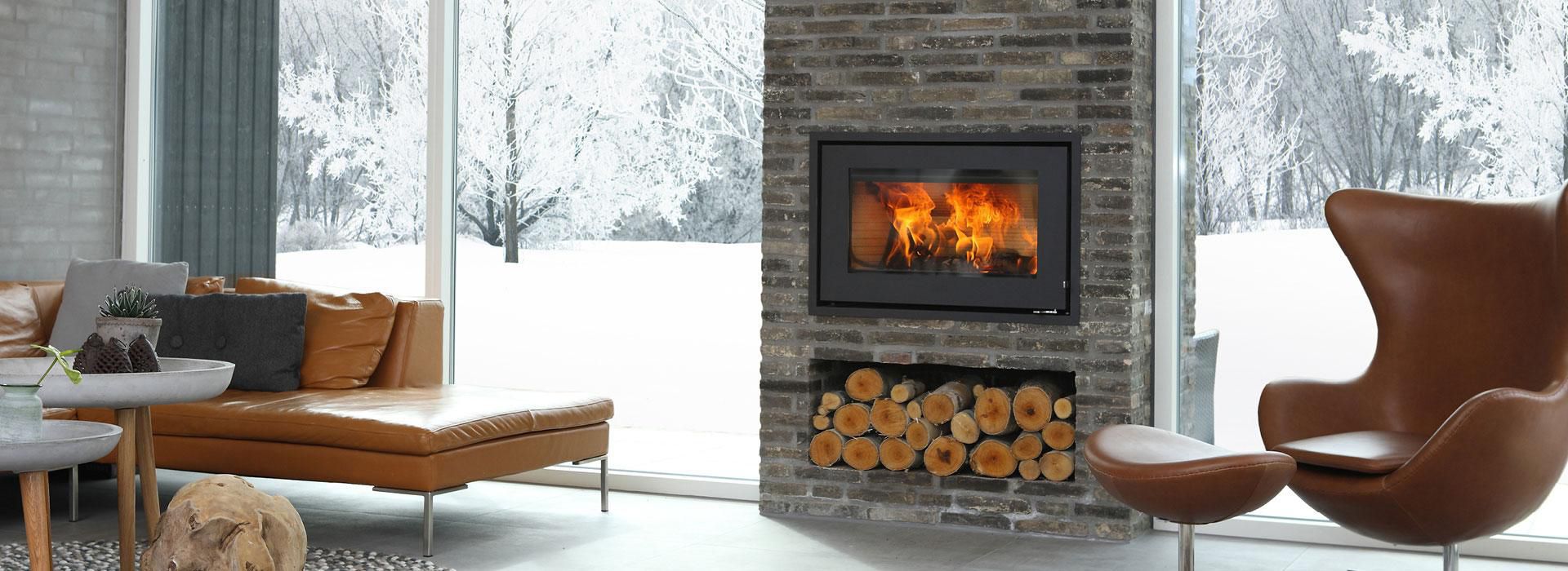 Wood-burning fireplace insert - 700 - RAIS