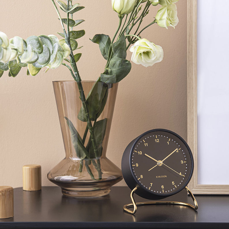 Contemporary clock Stylish Numbers KARLSSON CLOCKS table / alarm