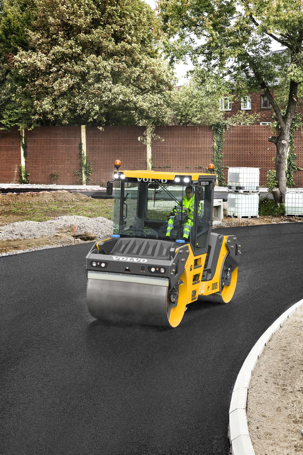 送料無料☆WSI せつこ Volvo DD105 Compactor Roller - Scale 1