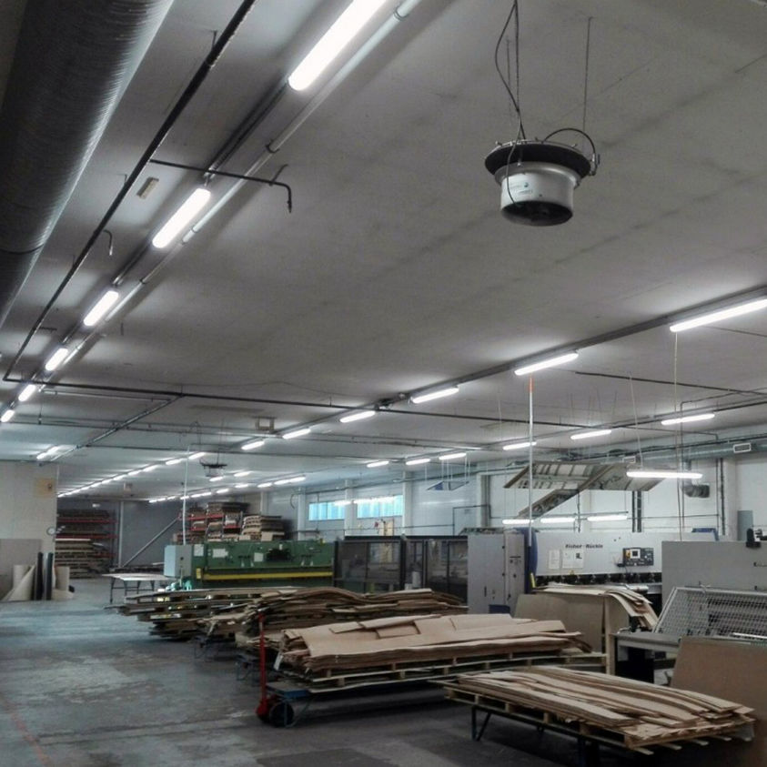 Recessed ceiling light fixture - COMPACT - CARANDINI - LED / linear / IP66