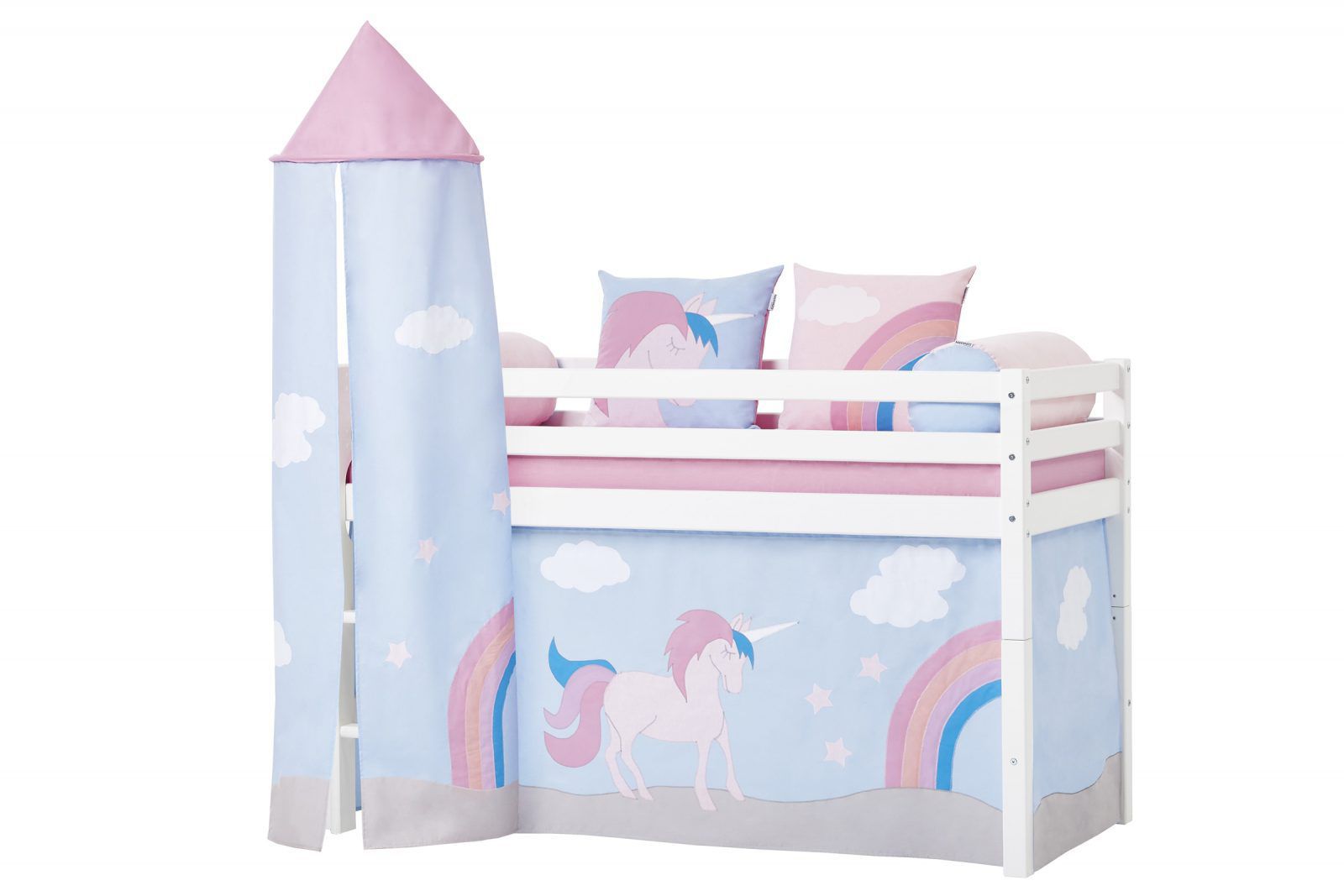 a unicorn bunk bed
