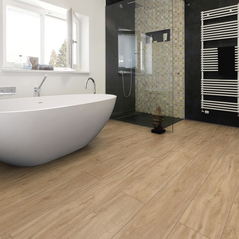 Engineered parquet floor XL 4V SERIES haro oak / brushed / glued
