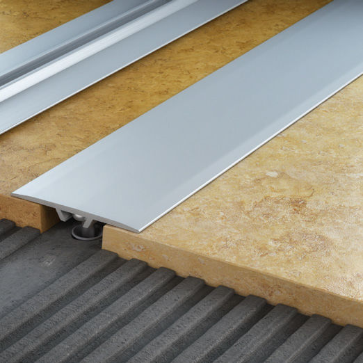 Aluminum transition profile S15 SALAG for tile / for carpets