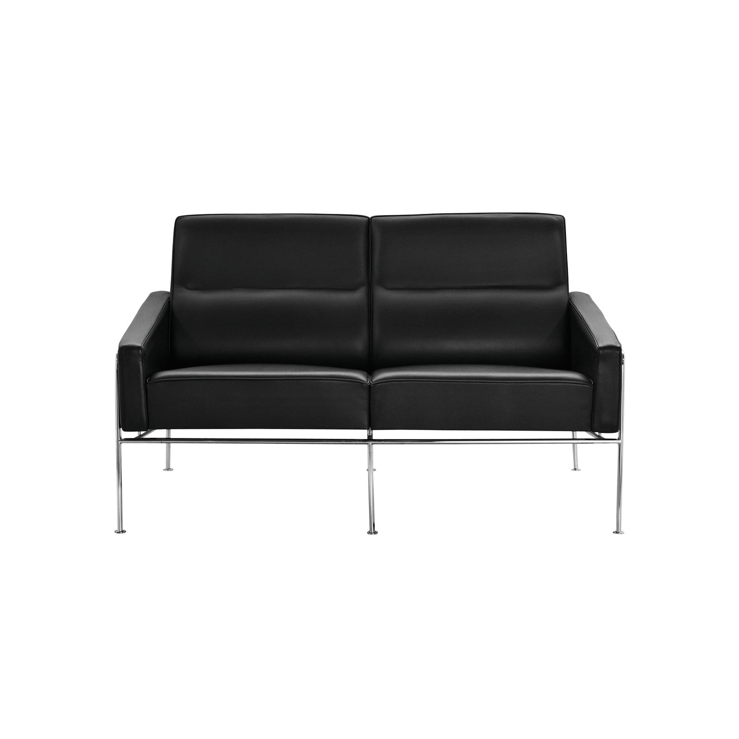 Scandinavian Design Sofa Fabric Leather Steel 3300 Fritz Scandinavian Design Sofa Fabric Leather Steel 3300
