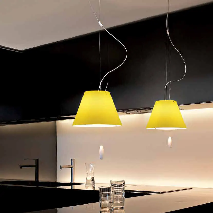 Pendant Lamp Costanzina Luceplan Polycarbonate Traditional Led Pendant Lamp Costanzina Luceplan, How To Change Shade On Pendant Light
