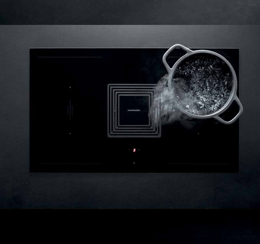 Induction cooktop ZERO PLUS F.lli Barazza Srl 5 burner / builtin / with touch controls