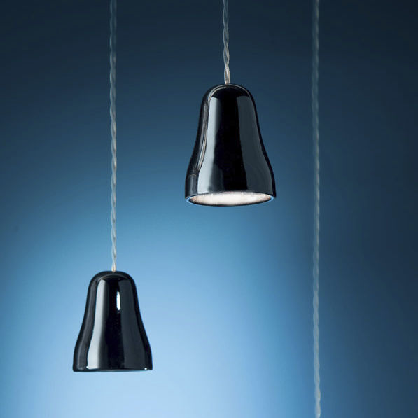 Pendant Lamp Campanella Al Ceramic Contemporary Led - Dichroic Pendant Light