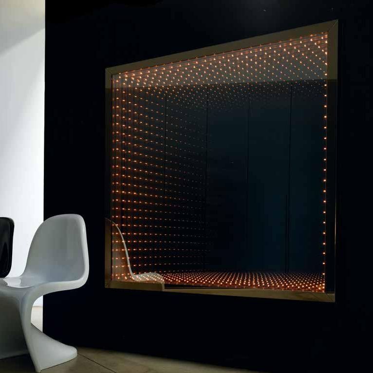 Wallmounted mirror INFINITY B.M.B. snc Spiegel contemporary