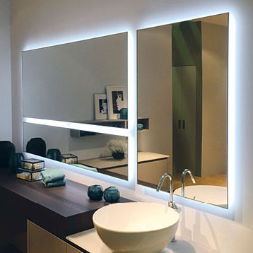 Wall-mounted bathroom mirror - B.M.B. snc - Spiegel - contemporary ...