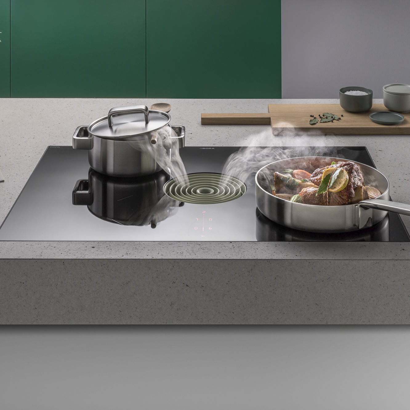 Downdraft extractor PURU BORA Vertriebs GmbH & Co KG