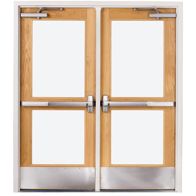 Entry Door Swing Wooden Commercial Marvin