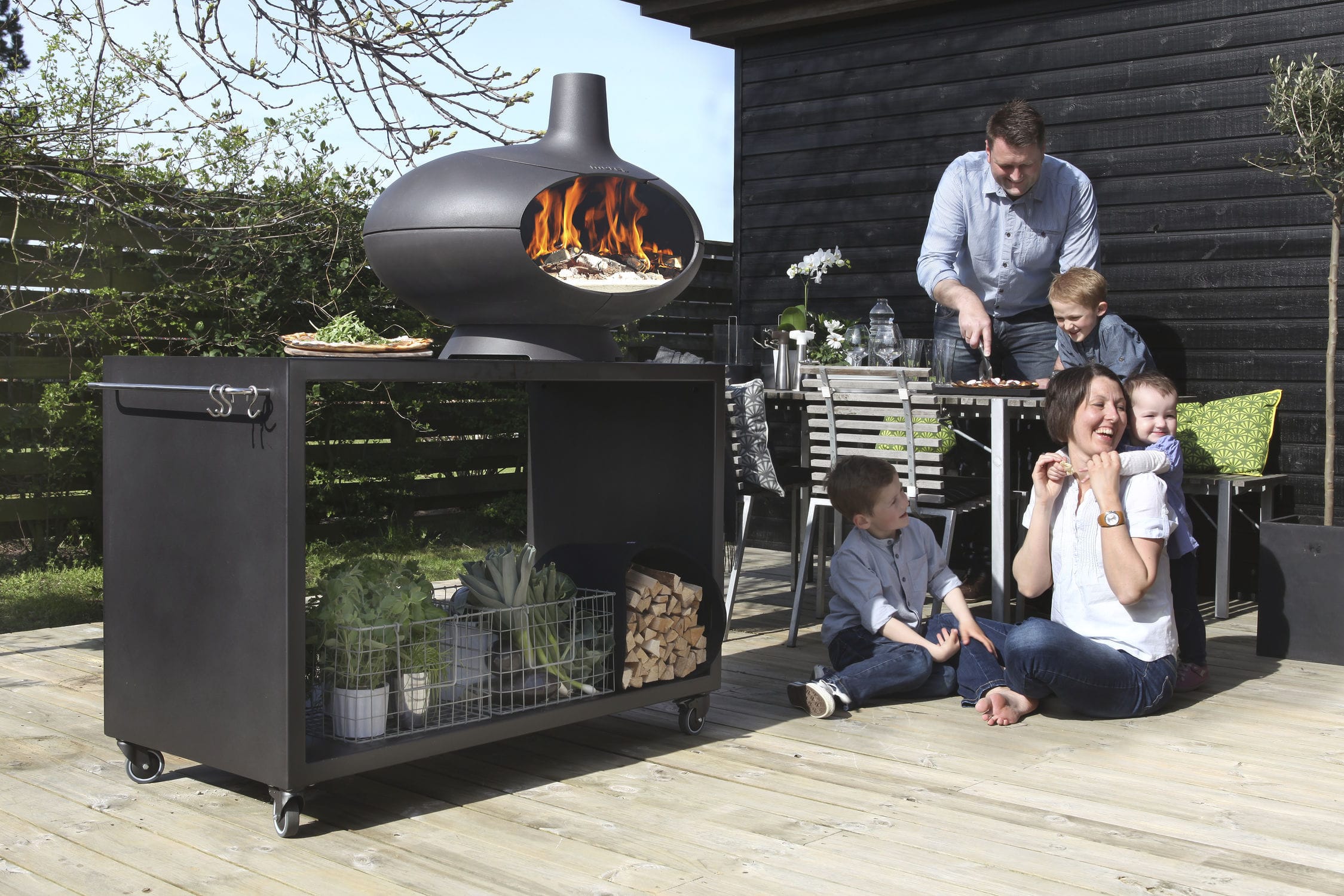 Wood-burning oven - FORNO - Morsø Jernstøberi A/S - free-standing / garden