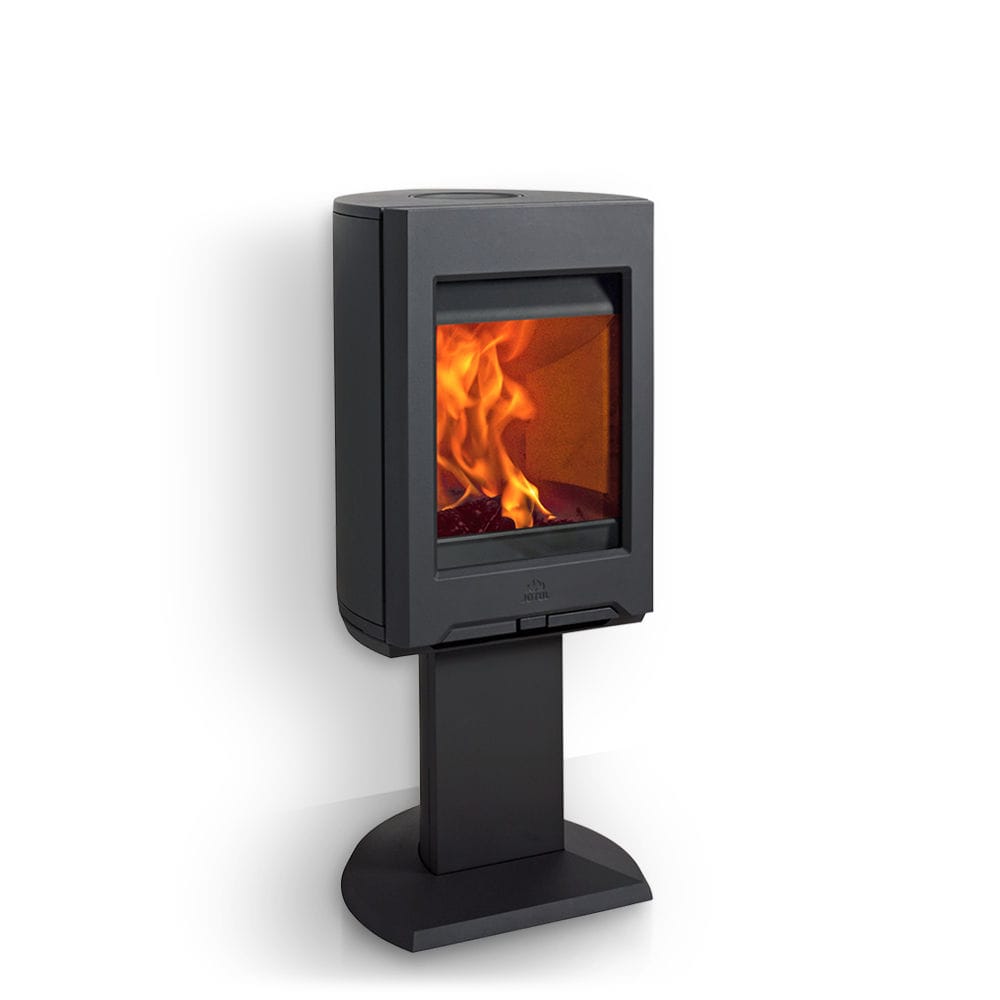 Wood heating stove - F 160 SERIES - Jøtul - 5 kW...10 kW / 3-sided /  contemporary