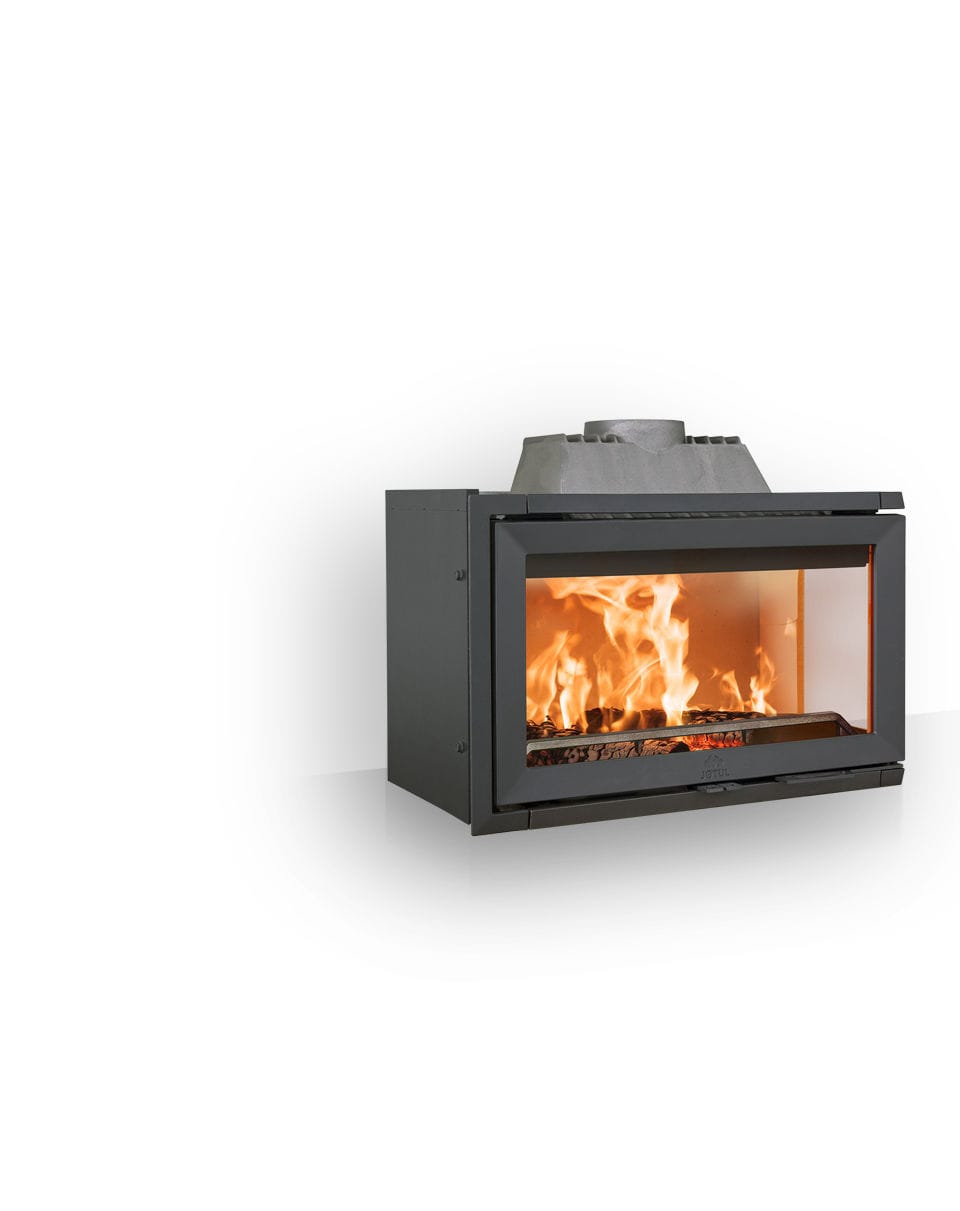 3-sided fireplace insert - I 620 SERIES - Jøtul - wood-burning