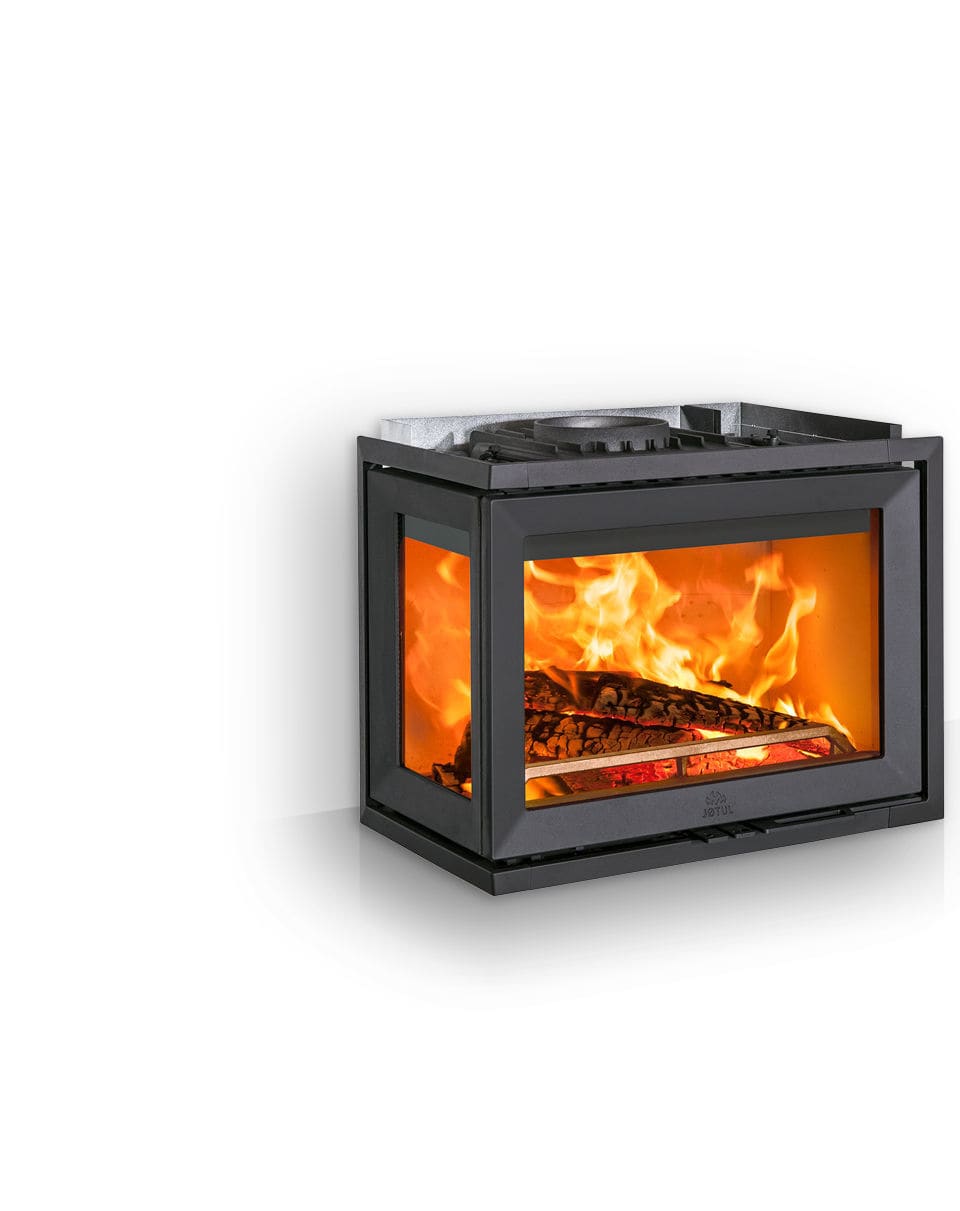 Wood Burning Fireplace Insert 3 Sided I 520 Series Jotul