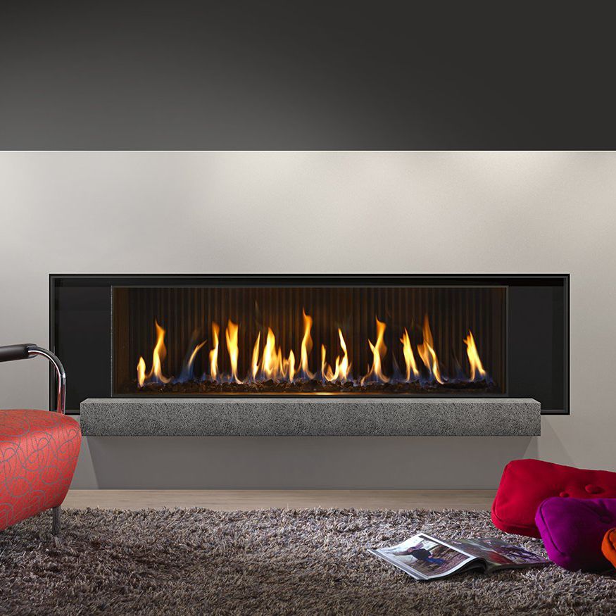 Gas Fireplace Contemporary Closed Wall Mounted G160 41f