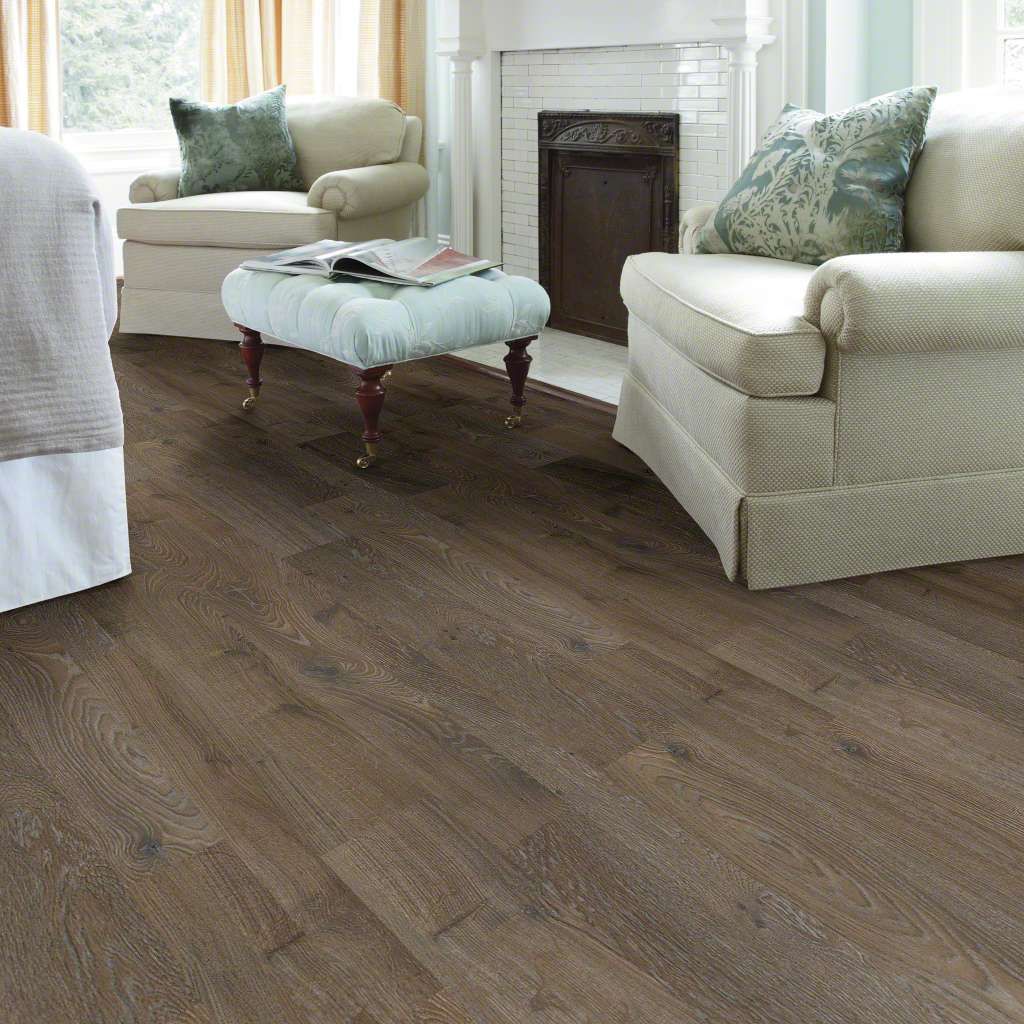 Wooden Laminate Flooring Glued Wood Look Home Mixed Width