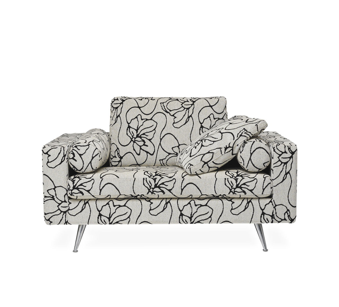 Contemporary armchair PUZZLE Ire Möbel AB fabric