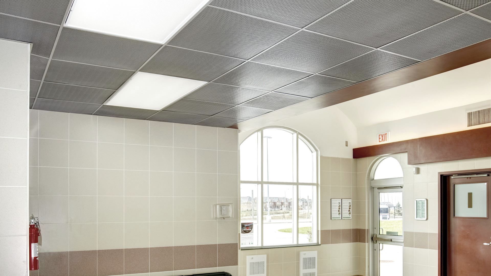 Metal Suspended Ceiling Tile Acoustic Wire Metalscapes