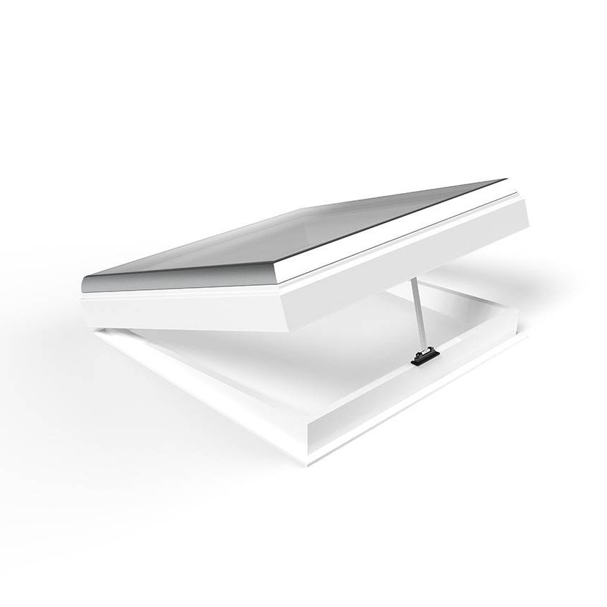 Skylight with skylight frame iwindow3 flex skylux glass pvc