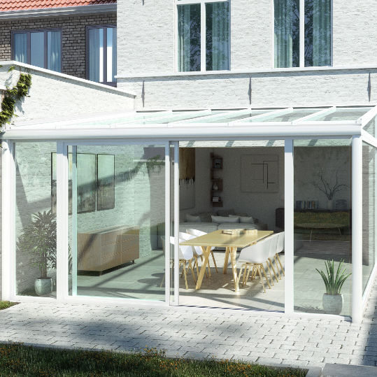 Self Supporting Conservatory Glass Aluminum Climax Ag Plastics