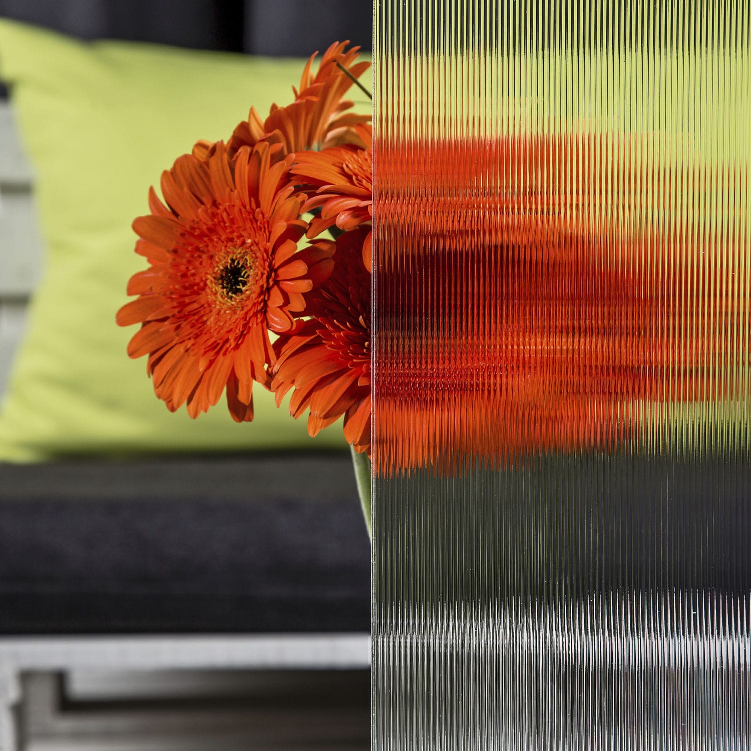 Structural glass panel Ornament MR Glasfabrik Lamberts GmbH & Co