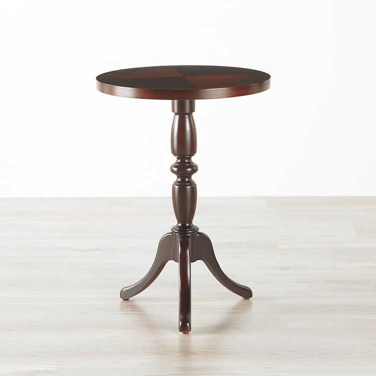 Traditional pedestal table QUEEN ANNE DAR RAN wooden / round / 100 recyclable