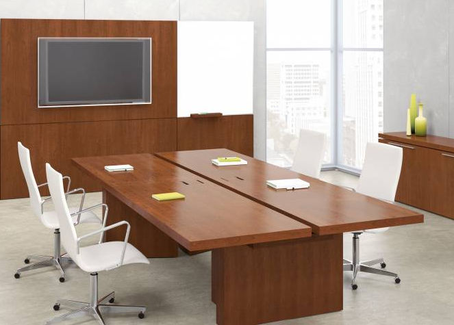 Contemporary boardroom table - NEOS - Nucraft - laminate / rectangular ...