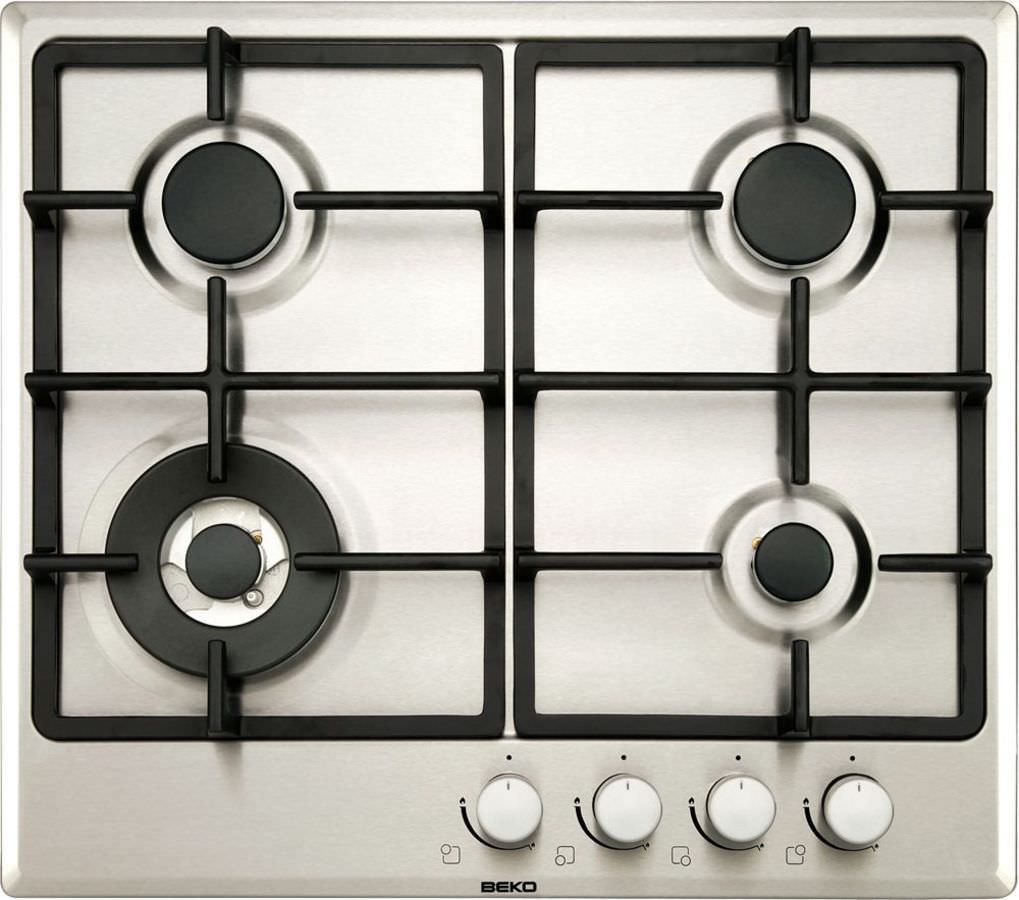 Gas cooktop HIMW64225 Beko 4 burner / builtin / with knobs