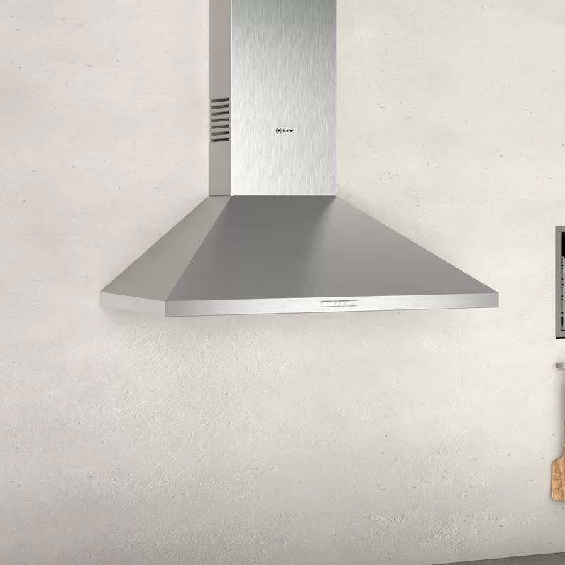 Wallmounted range hood D72PBC0N0B NEFF ducted / with builtin