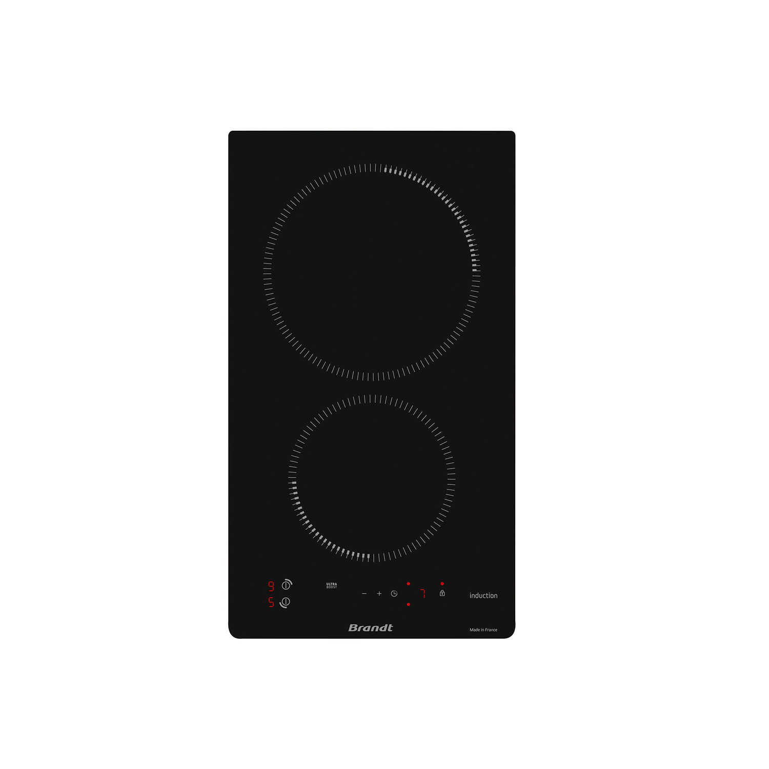 Induction cooktop BPI1621UB Brandt 2 burner / builtin / with
