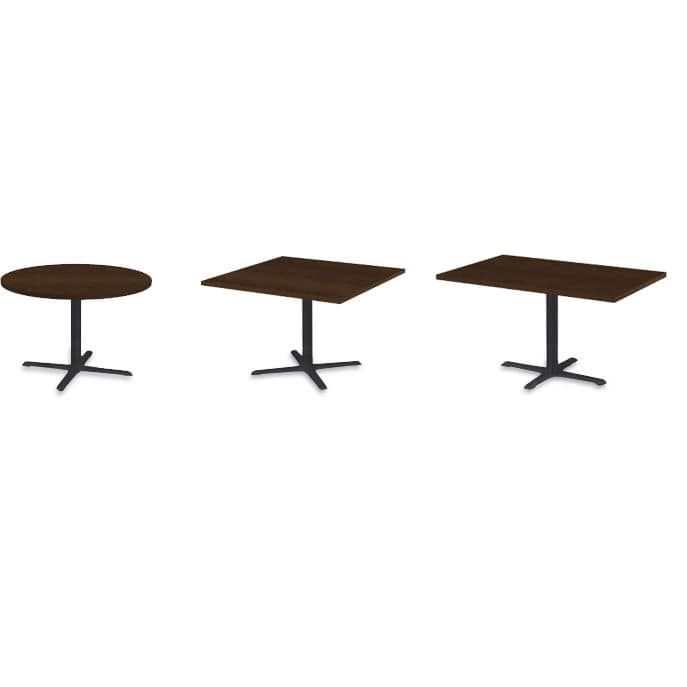 Contemporary coffee table Office Furniture Group wooden / cast iron