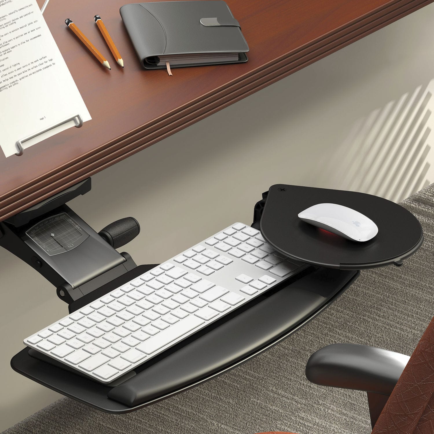 Pull-out keyboard shelf - KT01 - GLOBAL totaloffice